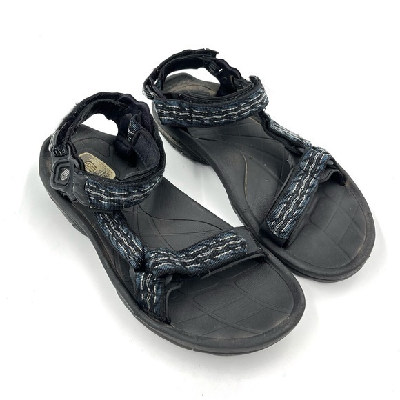 Teva Other - Teva Terra Fi 5 Black Blue Water Sport Hiking Trail Sandals 4134 Size 11